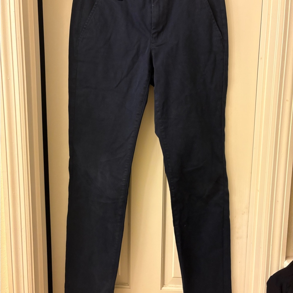American Eagle Outfitters Women's Navy Blue Skinny Pants